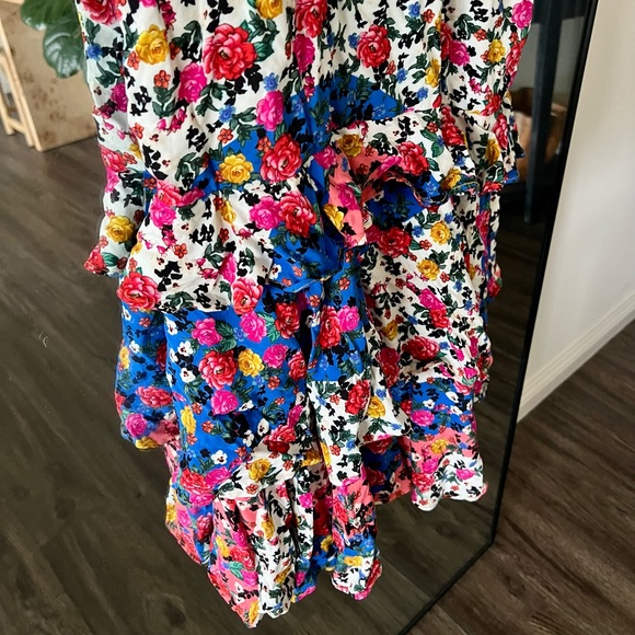 Majorelle Nolita Midi Dress in Patchwork Multi - Picture 4 of 7